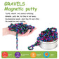 550Pcs Multicolor Ferrite Stones Fidget Toys For Adults, Seriously Satisfying Toy Gravels Ferrite Putty Toys Stress Relief Desk