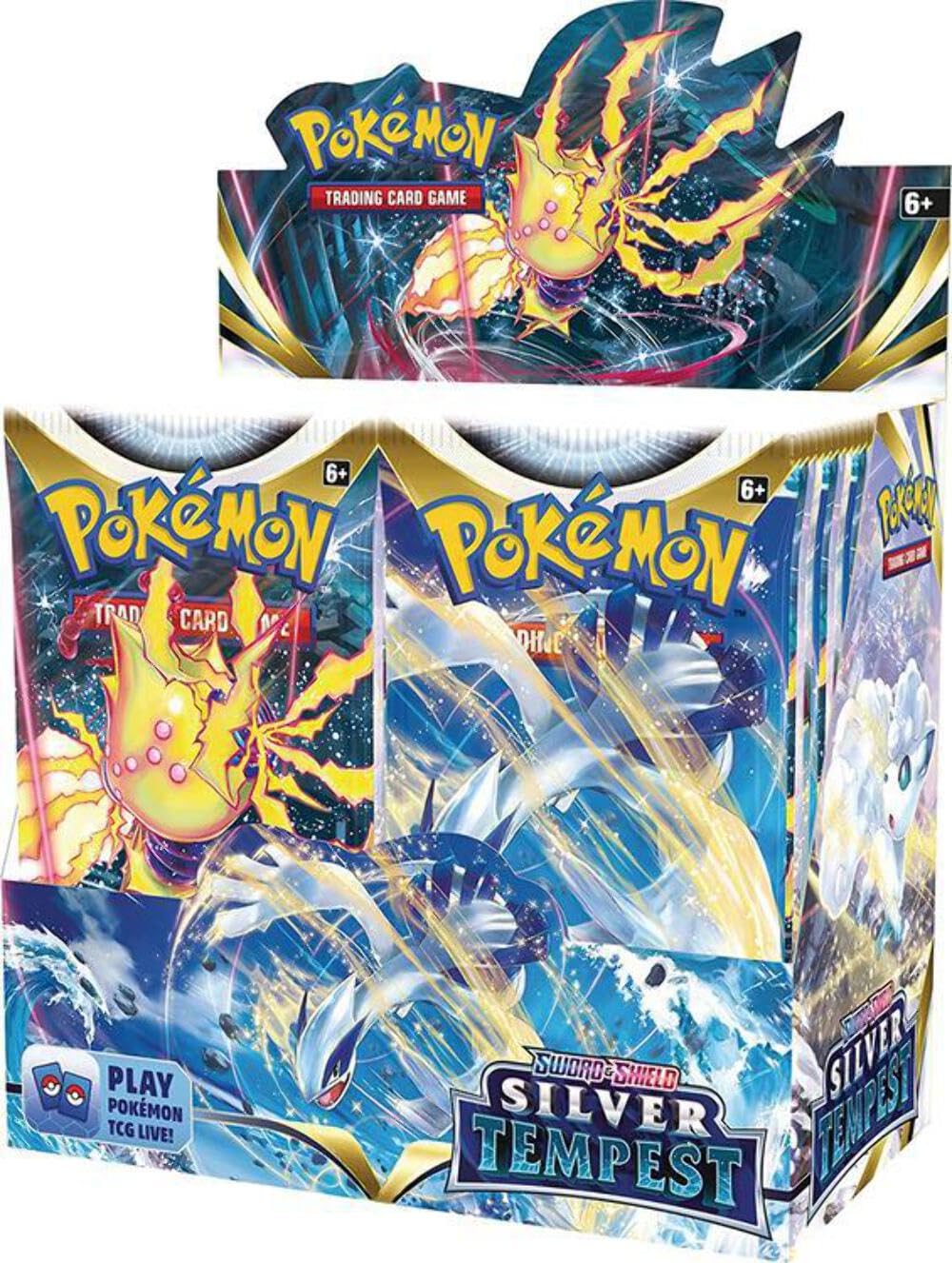 Pokemon Sword & Shield Silver Tempest Booster Pack - Multicolor - Model 183-85091 - Cardstock Trading Cards