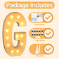 Imprsv 4Ft Marquee Light Up Letters G, Large Light Up Letters For Baby Shower Anniversary Wedding Room Decor, Big Letters For Pa