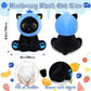 Hagusahuo Black Cat Plush 8inch Blueberry Cat Stuffed Animals for Kids Cartoon Cats Plush  Cute Kitten Stuffy Gift for Kids Girl Boys Toddler Birthday