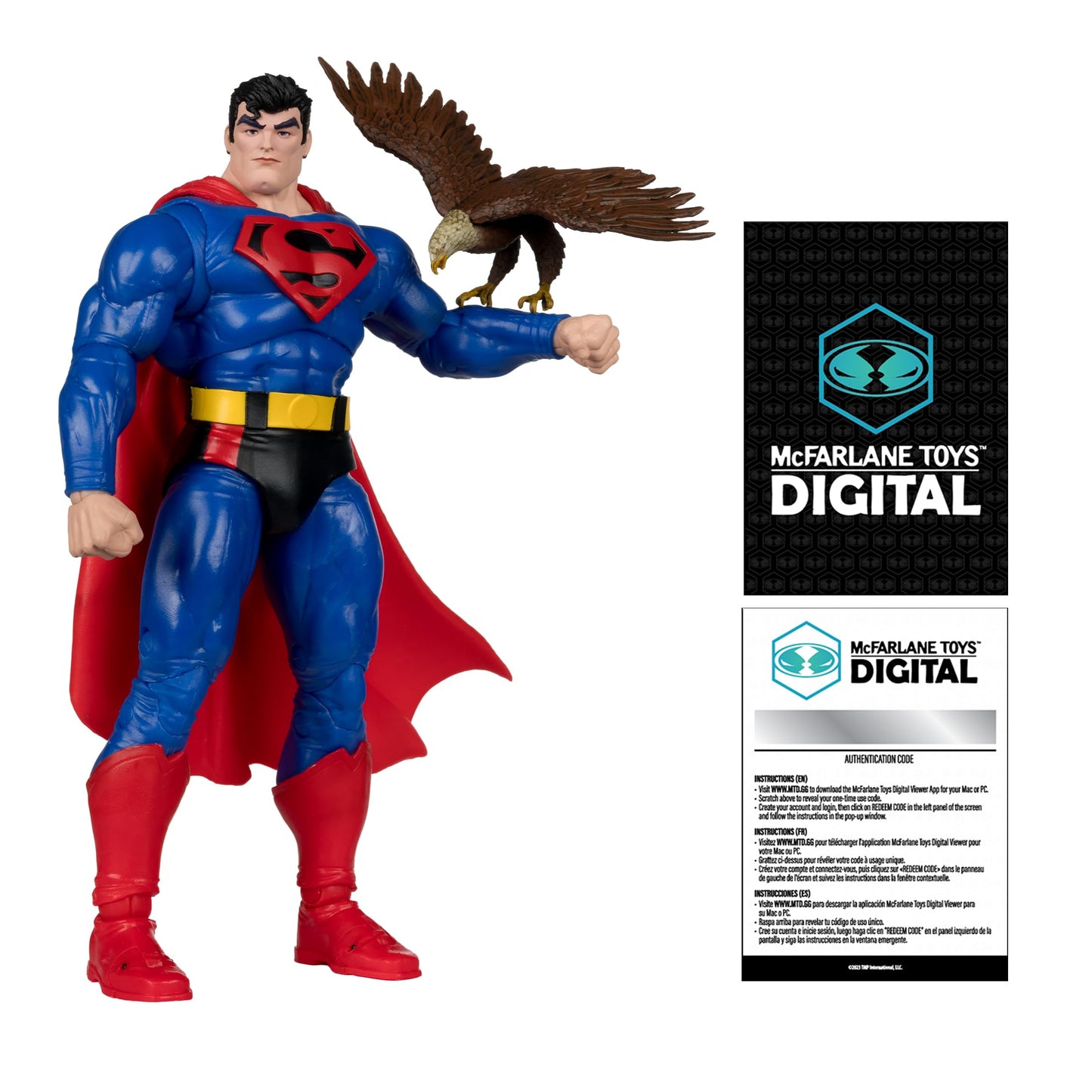 Mcfarlane Toys Dc Direct Superman (Our Worlds At War) 7In Action Figure Digital Collectible
