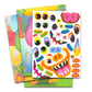 Bendon Make a Face Sticker Books - Bundle of 3 with 450+ Stickers, Dinosaurs, Silly Pets & Monsters, Create a Face Sticker Pad