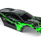 SummitLink Custom Body Muddy Green Over Black Style Compatible for Rustler 4X4, Rustler BL-2S, Rustler 4x4 Ultimate 1/10 Scale R