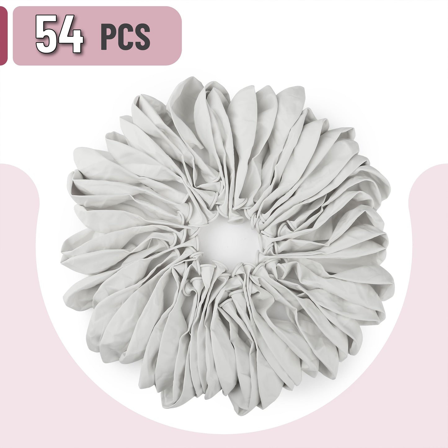 Mr. Pen- Balloons, 12 Inch, 54 Pack, White, Party Balloons, Latex Balloons, Balloons For Birthday Party, White Balloons, White Ballons, White Balloons 12 Inch, White Balloon