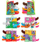 Zocita Baby Soft Animal Tails Activity Cloth Book With Crinkle Fabric, Kitty Tails