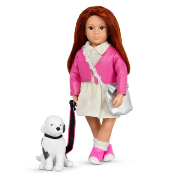 Lori – Mini Doll & Toy Dog – 6-Inch Doll & Puppy – Play Set With Outfit, Animal & Accessories – Playset For Kids – 3 Years + – Emmelina & Otis