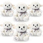 HyDren 6 Pcs Large Christian Sheep Stuffed Animals for Gifts 9.84 Inch Cute Prayer Sheep Plush with Embroidered Cross Religious 