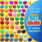 Essenson Magic Clay - Air Dry Clay 60 Colors, Modeling Clay For Kids With Tools, Toys Gifts For Age 3 4 5 6 7 8+ Years Old Boys Girls Kids
