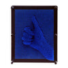 E-FirstFeeling 3D Pin Art Toy - Extra Large 10"x8" Blue Plastic Hand Mold Board for Kids & Adults