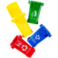 Nunkitoy Trash Can Toy,Garbage Truck'S Trash Cans, Mini Curbside Vehicle Garbage Bin Trashcan Great For Kids Toddlers (2 Inches)
