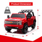 LUIBAS 24V 2-Seater Battery Powered Licensed Chevrolet Silverado Kids Ride On Truck Electric Vehicle with Remote Control, Kids R