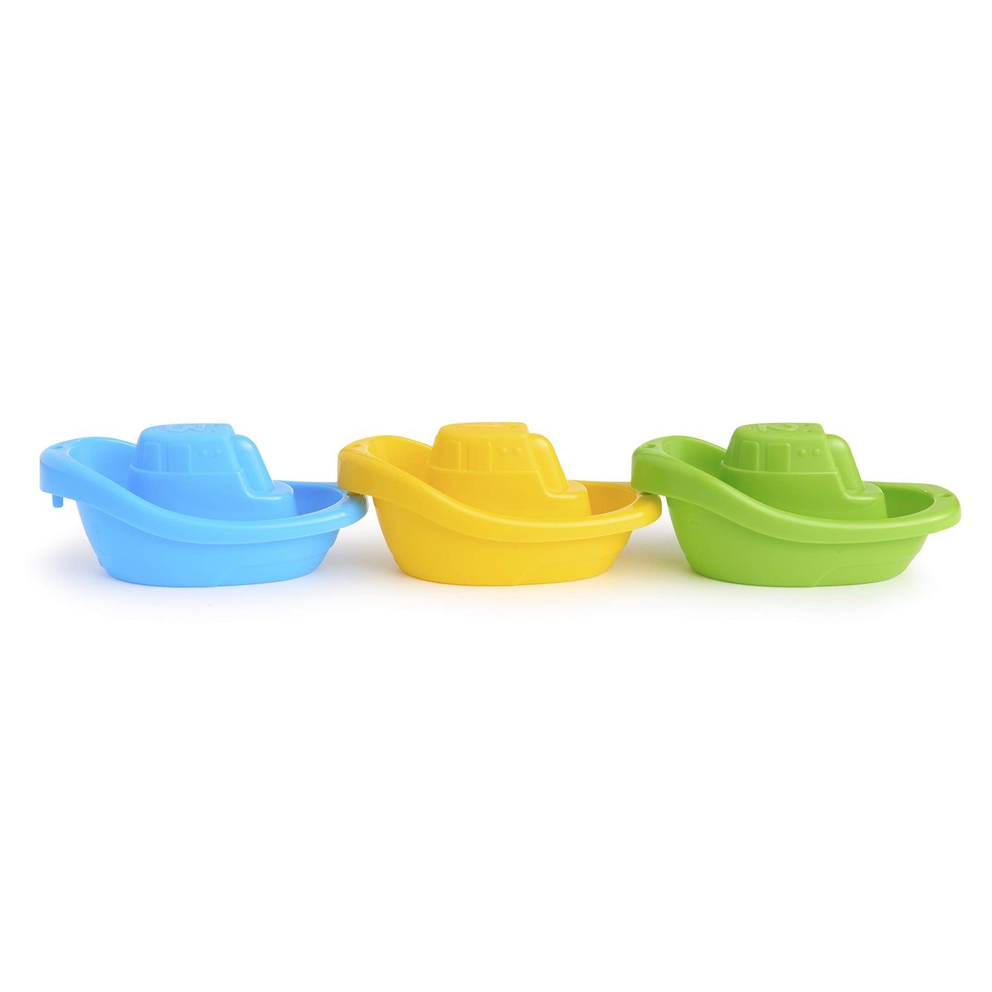 Munchkin Little Boat Train Bath Toy Set - 6 Piece Plastic Fun for Babies and Toddlers, Model 15843