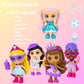 Love, Diana, Fashion Fabulous Series 2 Collectible 3.5 Inch Dolls With 2 Gosutoys Stickers - Adorable Mint Ice Cream Cones - Sur