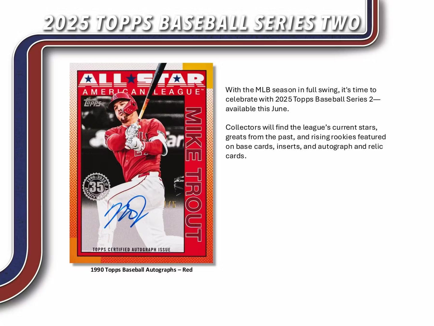 2025 Topps Series 2 Baseball Trading Card Blaster Box (Look for Retail limited availability Holo Base Card Parallels)