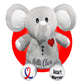 Scar Buddy Stuffed Animal - Personalized 17'' Heart Surgery Recovery Gift - Gifts For Open Heart Surgery - Custom Scar Buddy - H