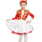 Dress Up America Drum Majorette Costume For Girls - Marching Band Uniform For Kids Red