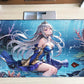New Mlikemat Playmat Tearlaments Scheiren Tcg Ccg Ocg Trading Card Game Mat With Zones + Free Bag (Zd014-730-A)