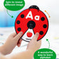 Coogam Interactive Alphabet Learning Toy, Abc Number Letters Spinning Game, Sight Words Animal Pattern Ladybug Cards, Montessori Educational Toy Gift For 3 4 5 Year Old Baby Toddlers