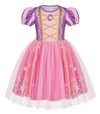 Benylion Princess Dress Girls Princess Dresses Up Halloween Dresss Birthday Party Christmas Dress Purple Princess Dress For Girl