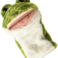 Aurora® Interactive Hand Puppet Frog Stuffed Animal - Storytelling Adventures - Playful Learning - Green 10 Inches