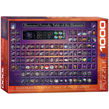 Eurographics Periodic Table (Illustrated) 1000 Piece Puzzle