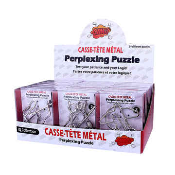 Assorted Metal Puzzle Easter Basket Stuffers Large 24 Pack Iq Wire Metal Puzzles With Paper Box Gift Package Great Educational Puzzle Games Toys For Kids And Adults By Ahyuan
