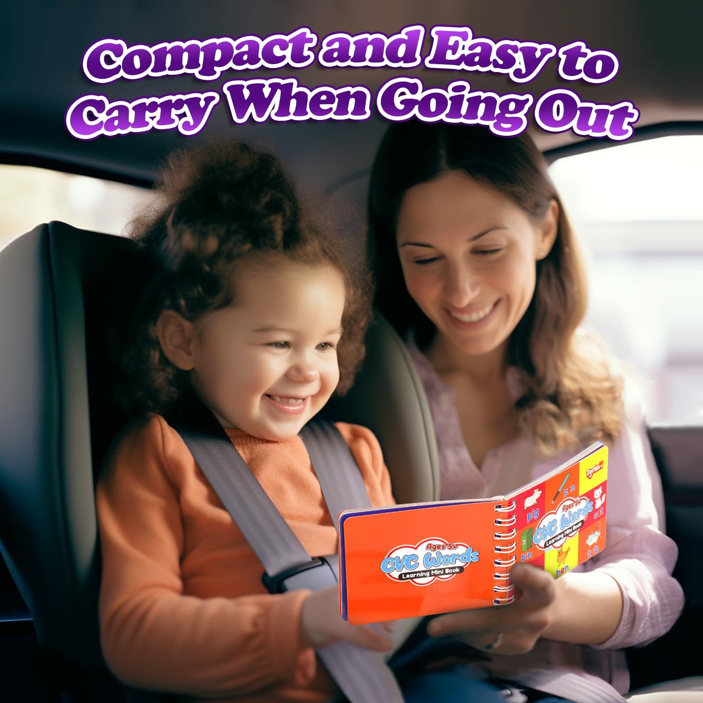 Torlam Kindergarten Learning Books, Sight Words Cvc Word Games Addition Subtraction Math Facts Telling Time Teaching Learning Clock For Kids Flipbook, Educational Kindergarten Learning Activities