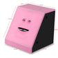 Hstyaig Money Saving Bank, Face Money Eating Box Kids Money Saving Collection Piggy Bank Automatic Novelty Coin Bank (Pink)