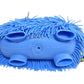 Zugar Land Soft Shaggy Puffer Dog Toy (1 Blue) (8'' X 5'') Filled With Air For A Fun Squishy Stretchy Fidget Experience. Blue, P