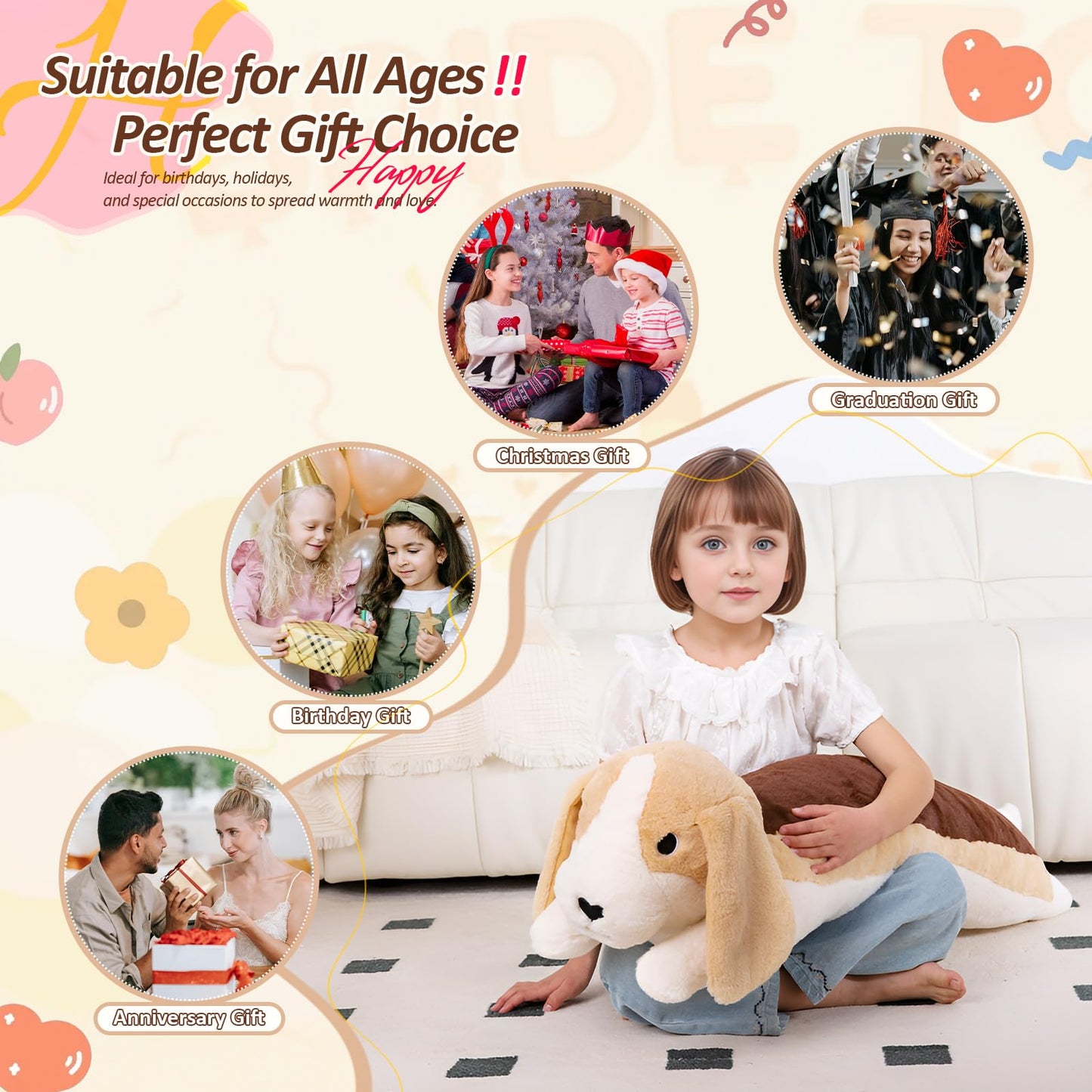 MMguai 14 inch Cute Big Boba Tea Plush Soft Hugging Pillow,Large Brown Pearl Milk Tea Stuffed Animals Toy for Girls Boys Birthda