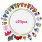 24 Pcs Finger Puppets Set Mini Stuffed Animals Finger Puppet