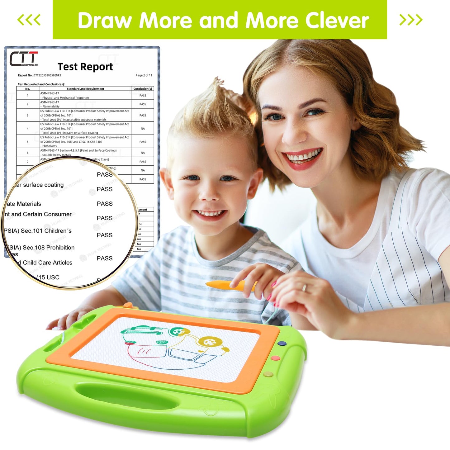 Toddler Girl Toys For 1-2 Year Old,Magnetic Drawing Board,Kids Toys For 1 2 3 Year Old Girls Boys,Easter Gifts For Kids,Magna Er
