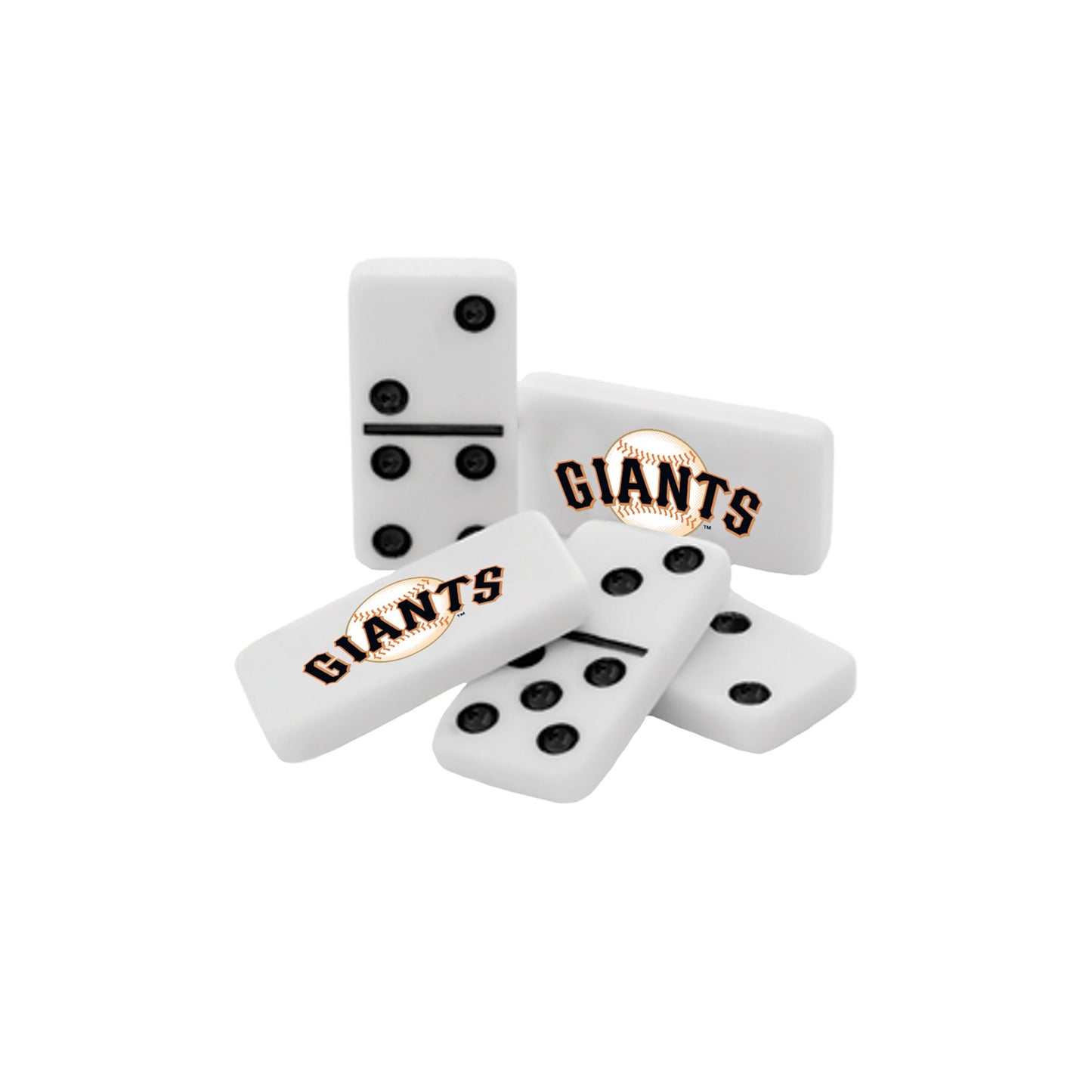 MasterPieces Officially Licensed MLB San Francisco Giants 28 Piece Dominoes Game for mature-themeds