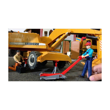 Bruder Bworld Man With Repair Shop Accessories