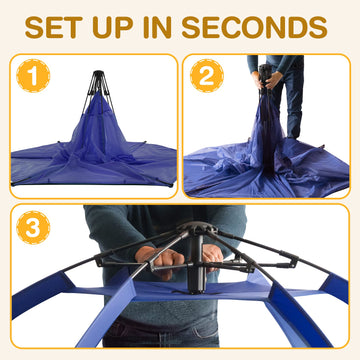 Alvantor Baby Playpen Play Yard 84''X84''X44   Large Pop Up Playpen Foldable Play Tent Indoor & Outdoor Kids Tent Lightweight Sa