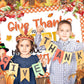 Fall Thanksgiving Backdrop Give Thanks to The Lord Photography Background Give Thanks Thanksgiving Harvest Day Party Decorations