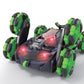 Lexibook Crosslander Flip, Remote Control car, up to 8km/h, 360 Figure, Sound and Light Effects, Smoke Jet, 6 Wheels, Rechargeab