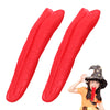 NUOBESTY 2Pcs Long Tongue Prop Artificial Tongue Prank Tricks Magic Cosplay Props for Haunted House Festival Horror Party Decora