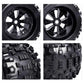 HobbyPark Pre-Glued 1/8 Truck Tires and Wheels 17mm Hex for Traxxas Maxx T-maxx E-Revo Revo 3.3 Arrma Kraton Notorious 6s Redcat