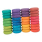 Trendivibe 36X Rainbow Building Blocks Set Puzzle Stacking Toys For Boys Age 3 Years Up| Baby Learning Toy | Infant Activity Toy