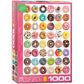 Eurographics Donuts Jigsaw Puzzle (1000-Piece) (6000-0585) , Pink