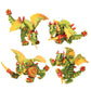 Bloco Toys Combat Dragon | Stem Toy | Fantasy Mythical Creatures | Diy Building Construction Set (155 Pieces)