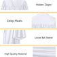 GradPlaza Shiny Choir Robe Kindergarten Preschool Graduation Gown Shiny Graduation Gown for Kids White Size 27