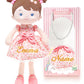 Leyadoll Personalized Soft Baby Doll Toys For Girls (16''), My First Birthday Gift, Christmas Dolls, Leya Doll Baby Rag Doll Plu