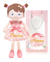 Leyadoll Personalized Soft Baby Doll Toys For Girls (16''), My First Birthday Gift, Christmas Dolls, Leya Doll Baby Rag Doll Plu