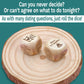JCHCAMRY 2 Pcs Engraved Wooden Date Night Food Decision Dice Decider,Valentines Day Date Night Gifts for Husband Wife Boyfriend
