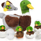 7 In 1 Mallard Duck Stuffed Animals Plush Duck Toys, Zipper Mommy Stuffed Duck Plush With 4 Baby Ducklings Toy And Eggs Duck Plu