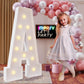 Imprsv 4Ft Marquee Light Up Letters For Birthday Party Decorations Marquee Letters For Marry Me Wedding Event Bridal Shower Baby