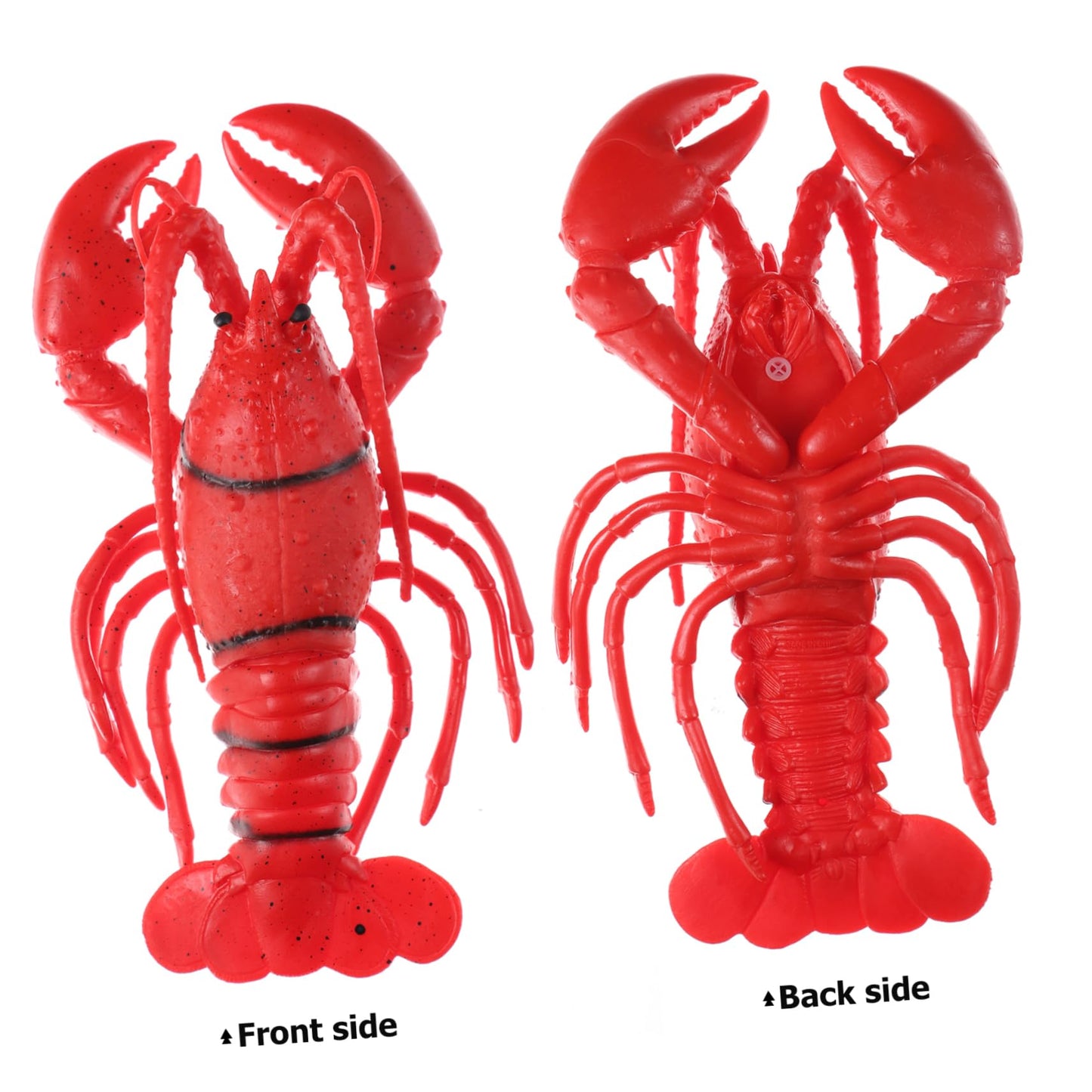 Lobster Shape Rubber Model Toy Simulation Soft Seafood Model Toy Pinch Children'S Toys For Kids Birthday Party Decoration Plasti