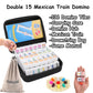 Doreimi Mexican Train Dominoes Set Double 15,Double Fifteen Dominoes With 136 Colored Tiles,Number Dominos For Adults Family Boa